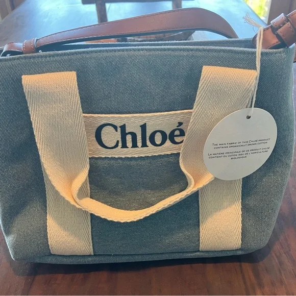 Chloe denim tote new with tags - Picture 1 of 10